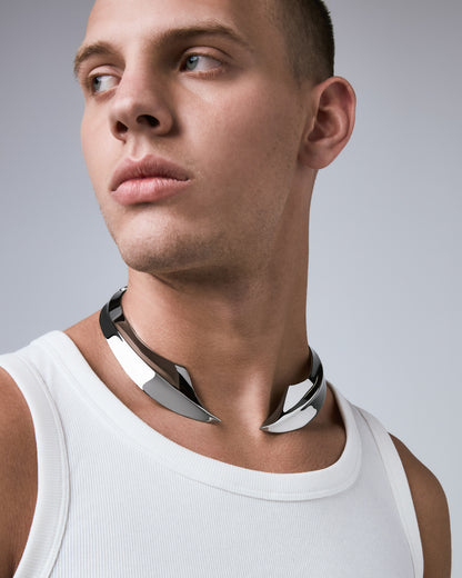 stainless-steel man