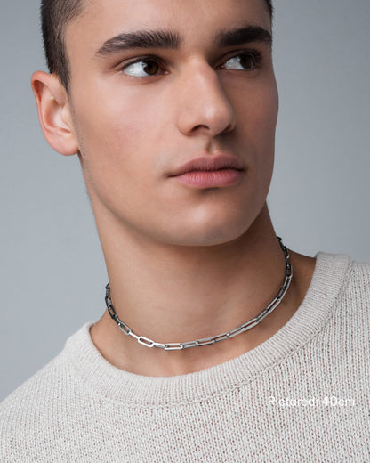 stainless-steel man