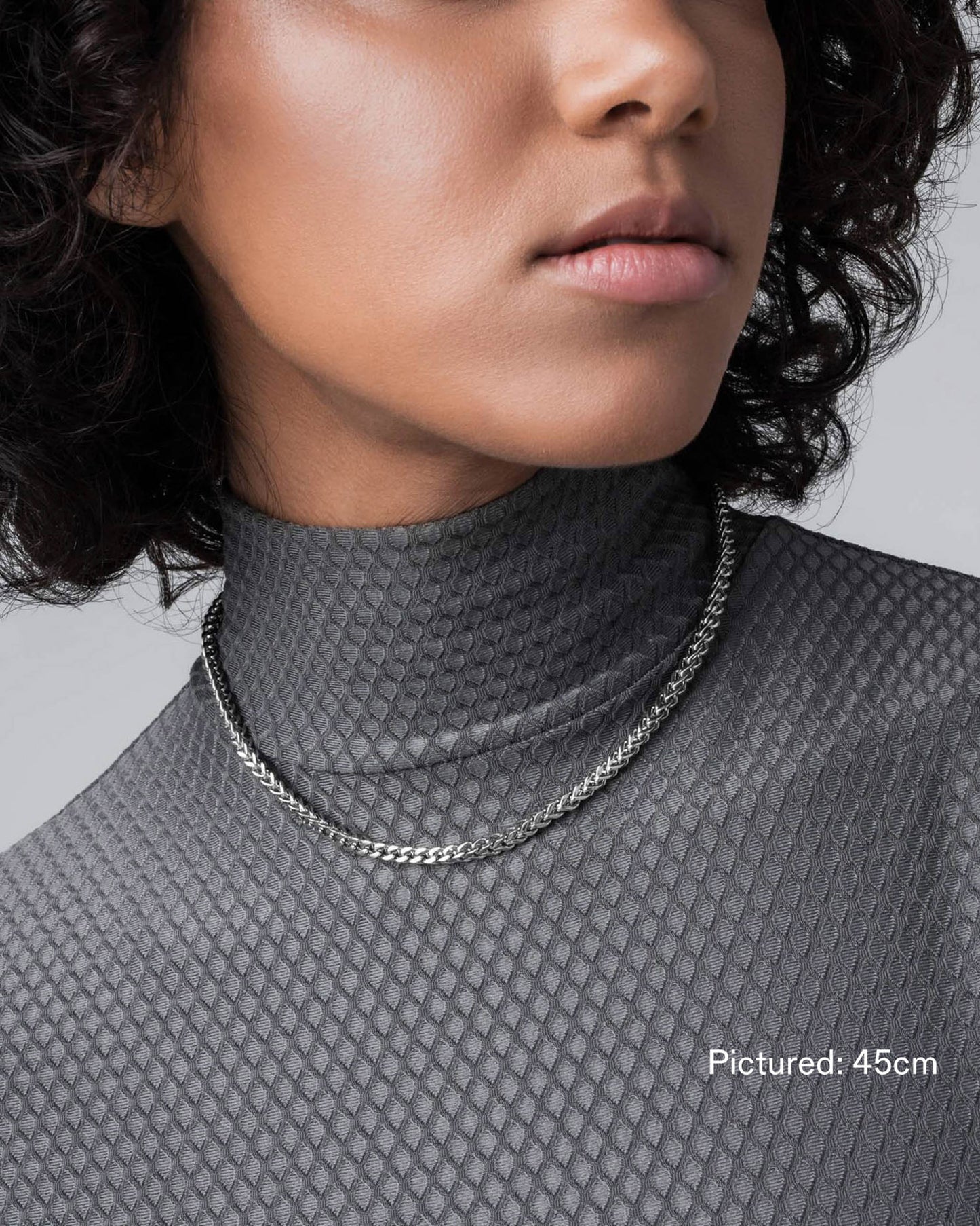 stainless-steel woman