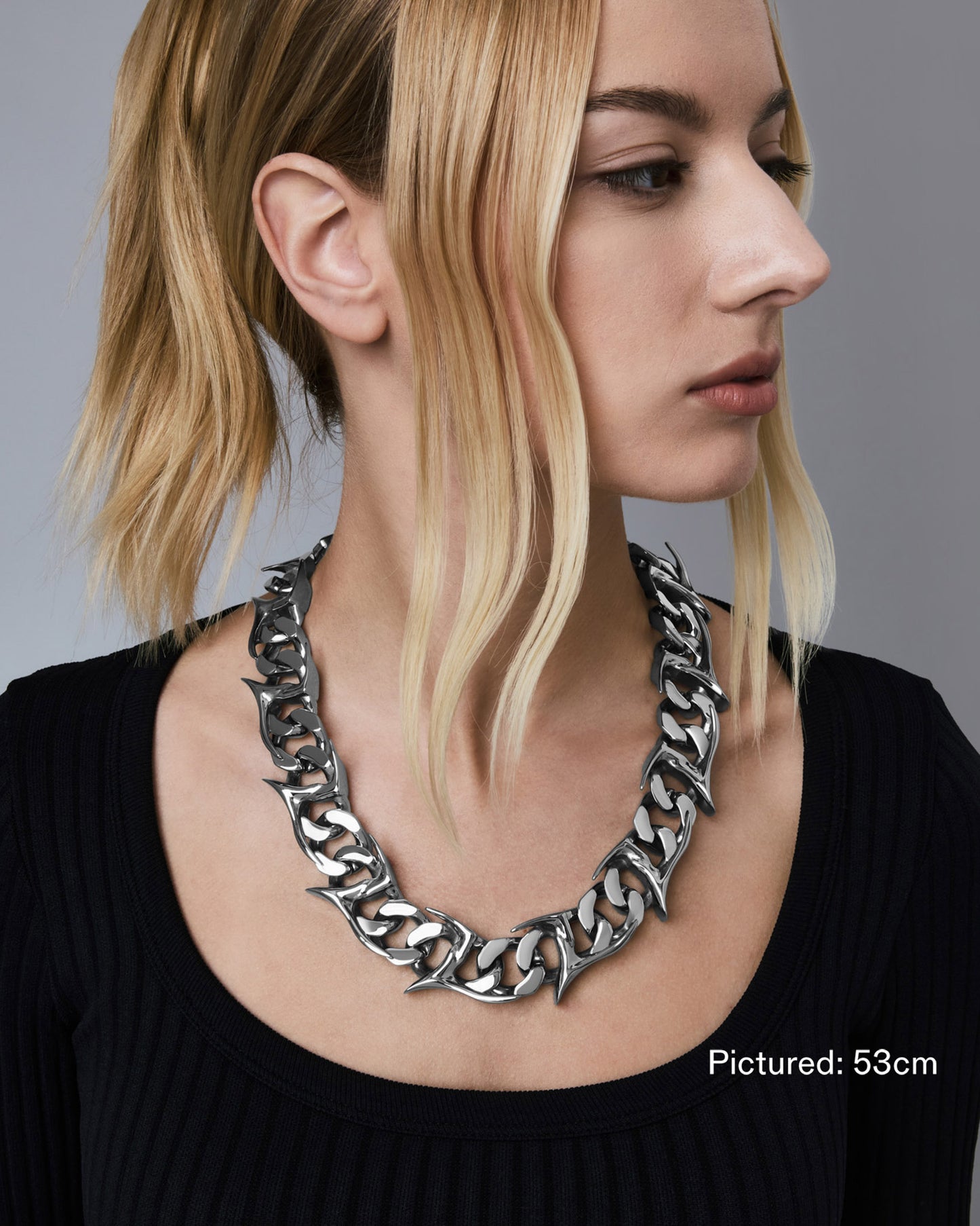 stainless-steel woman