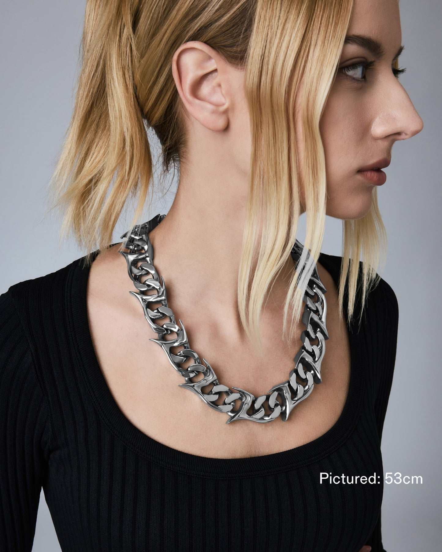 stainless-steel woman