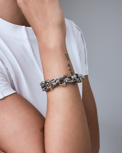 stainless-steel woman
