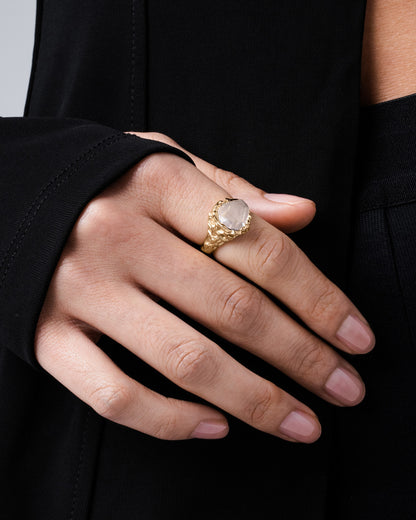 gold-clear woman