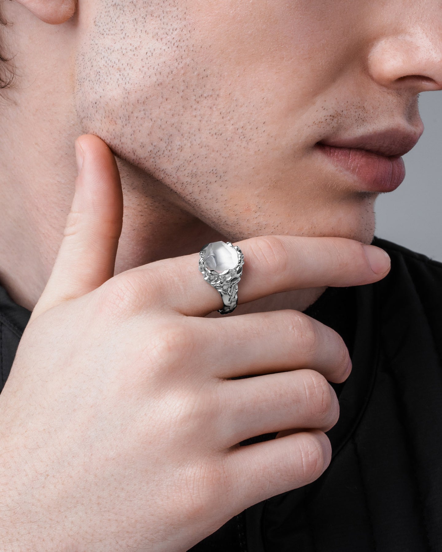 ペアでおすすめ Vitaly Realm ストーンリング / 4色 Vitaly | Stainless Steel Accessories | The Realm Ring