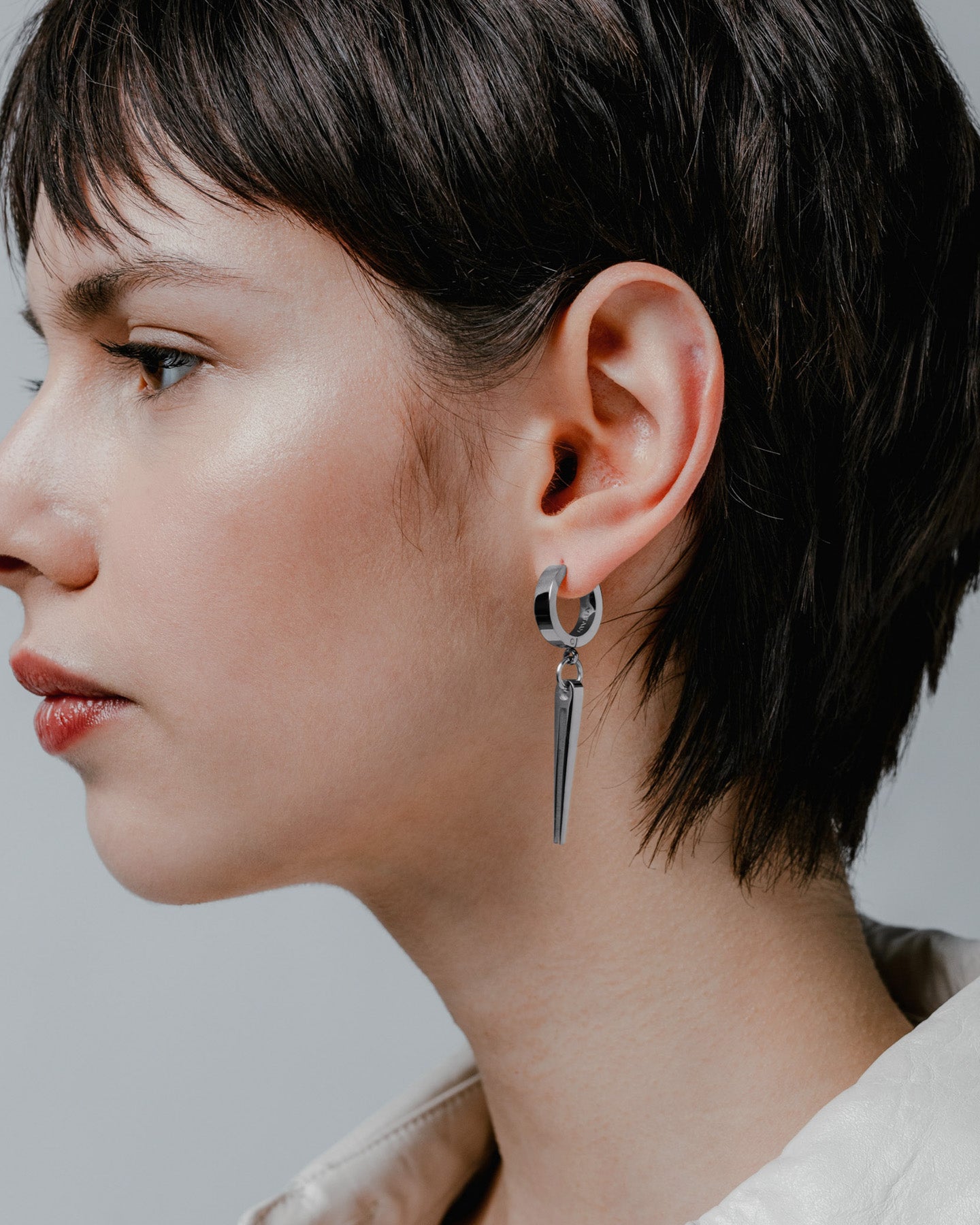 stainless-steel woman