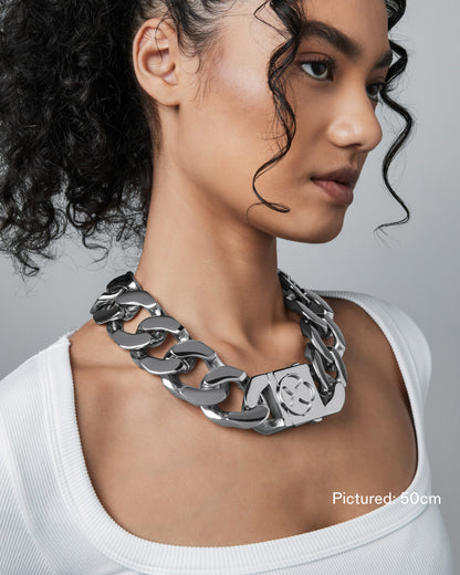stainless-steel woman
