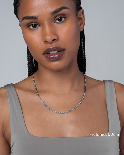 stainless-steel woman