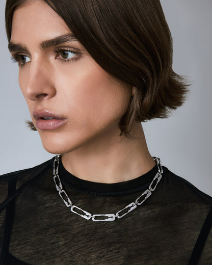 stainless-steel woman