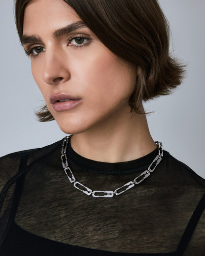 stainless-steel woman