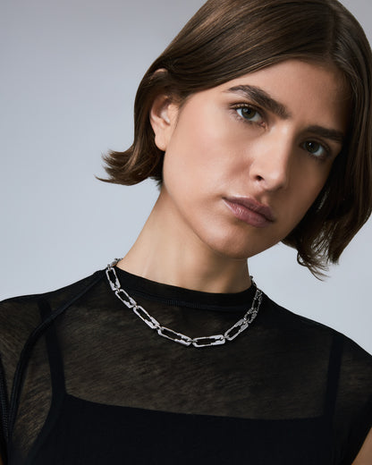 stainless-steel woman