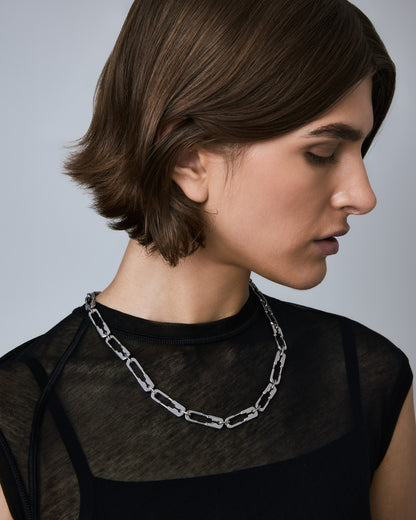 stainless-steel woman