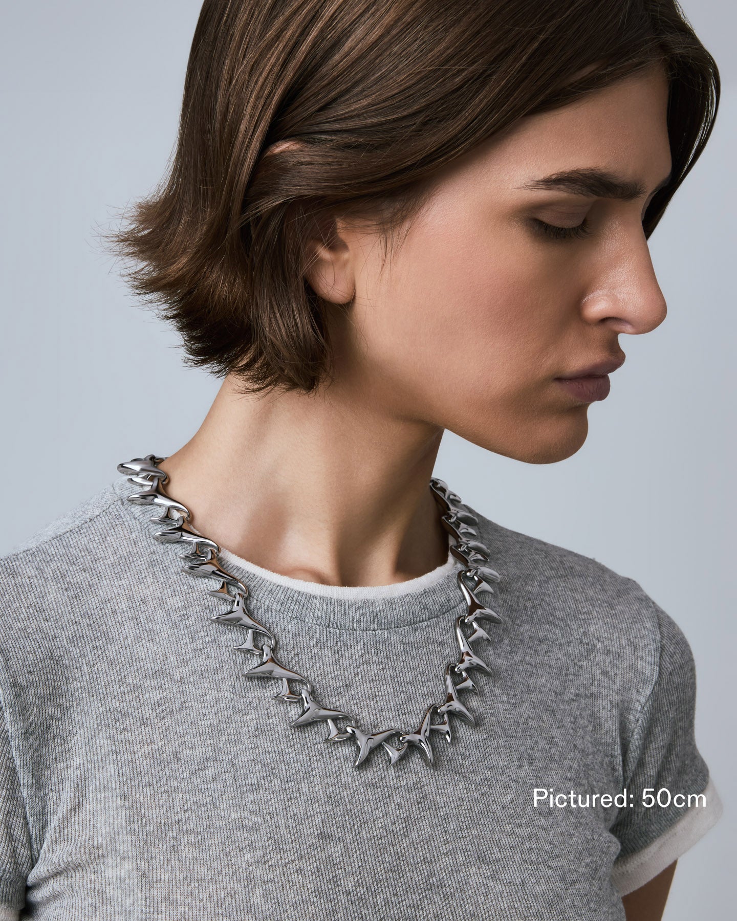 stainless-steel woman