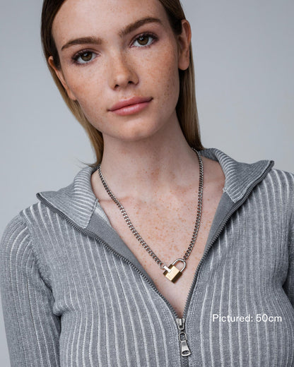 stainless-steel woman