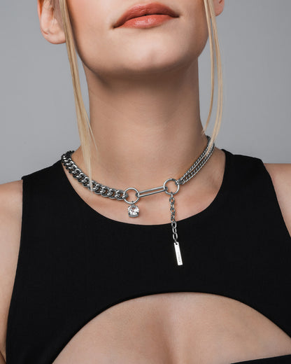 stainless-steel woman