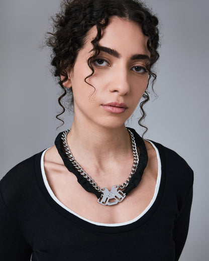stainless-steel woman