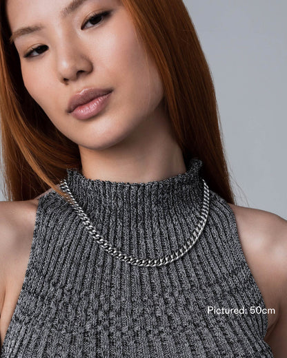 stainless-steel woman