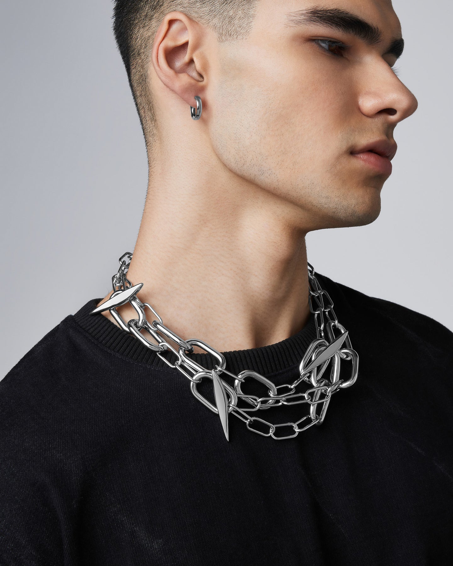 stainless-steel man