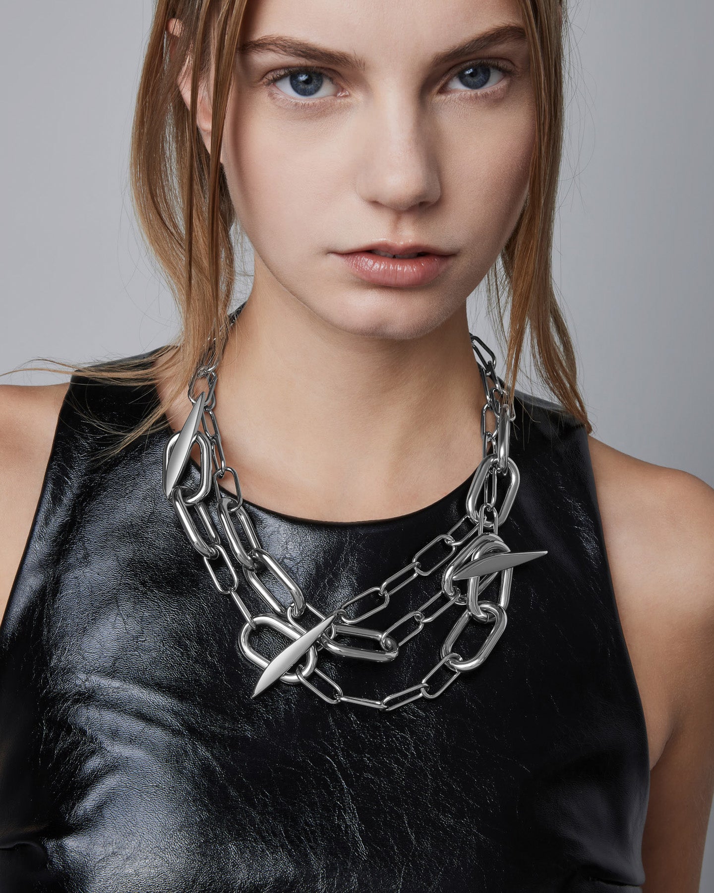 stainless-steel woman
