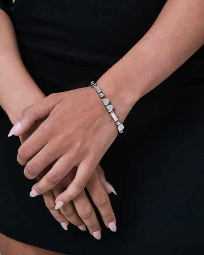 stainless-steel woman