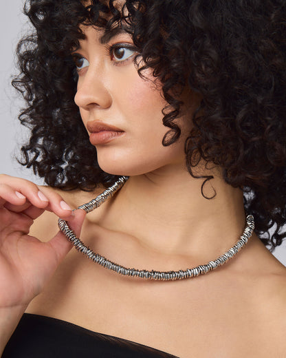 stainless-steel woman