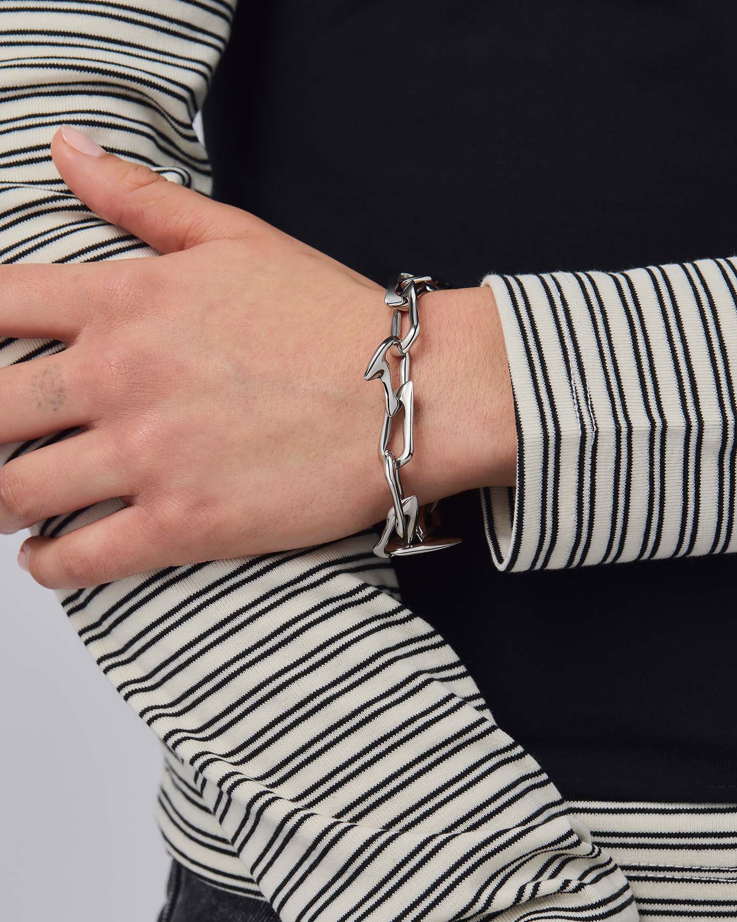 stainless-steel woman