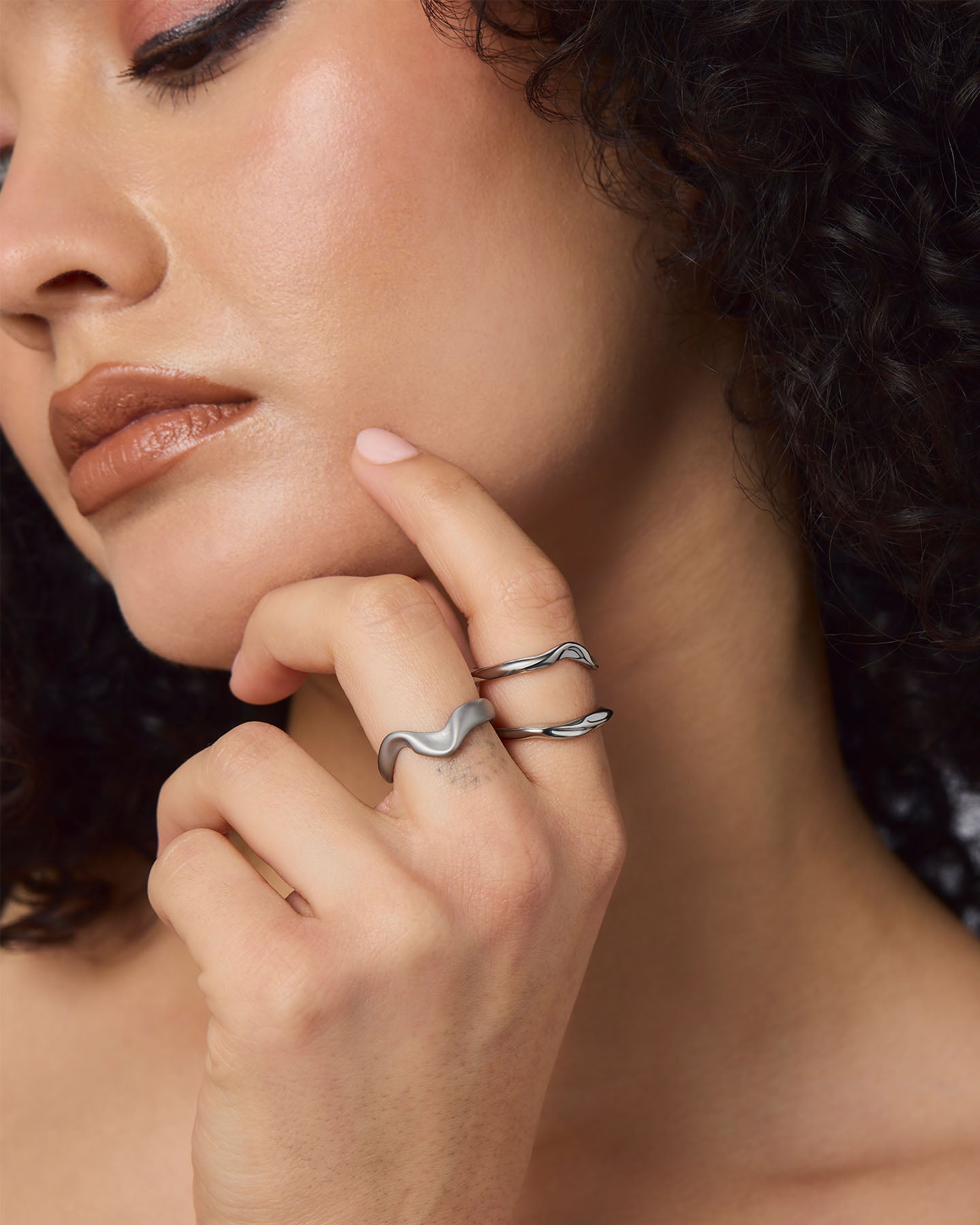 stainless-steel woman