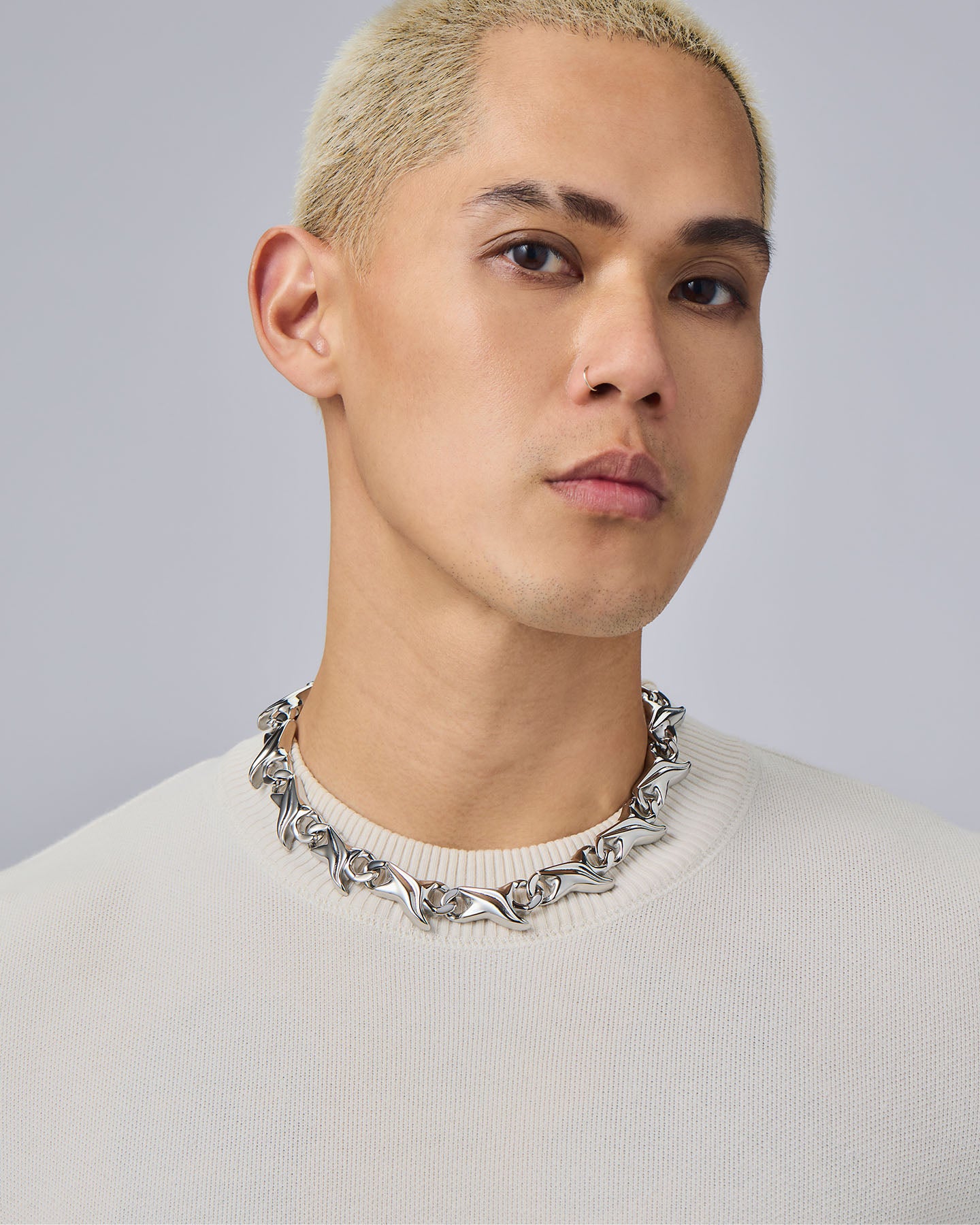 stainless-steel man