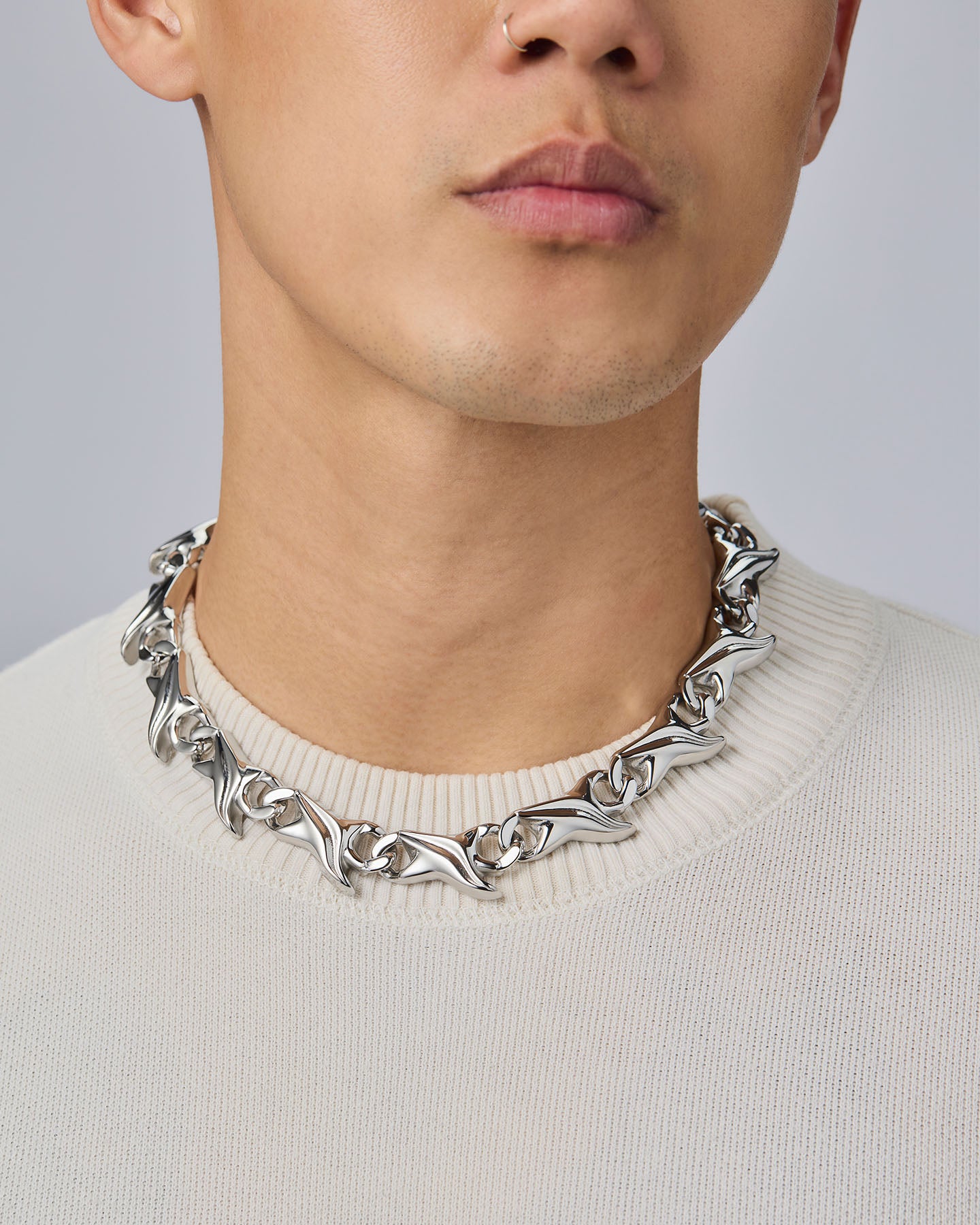 stainless-steel man