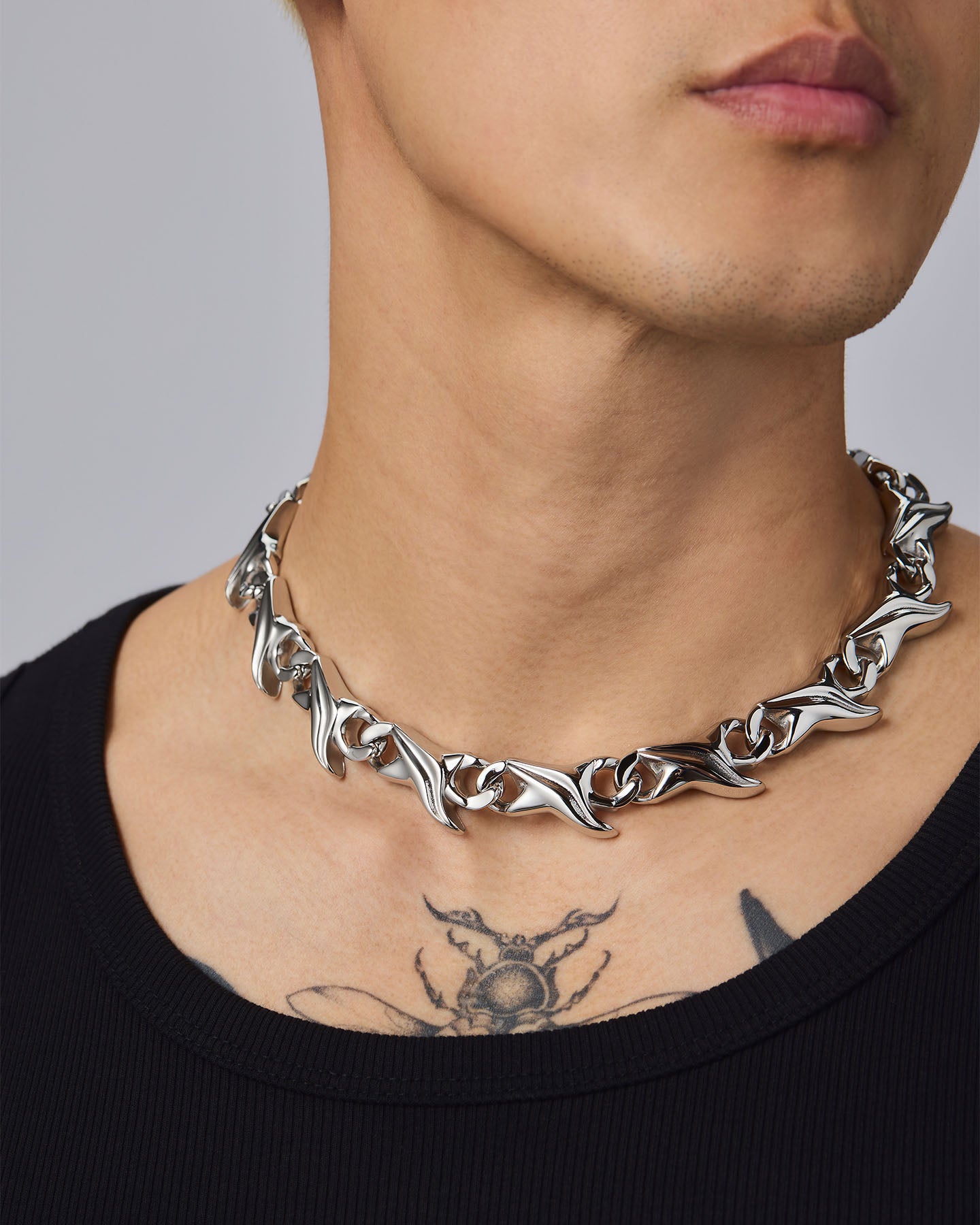 stainless-steel man