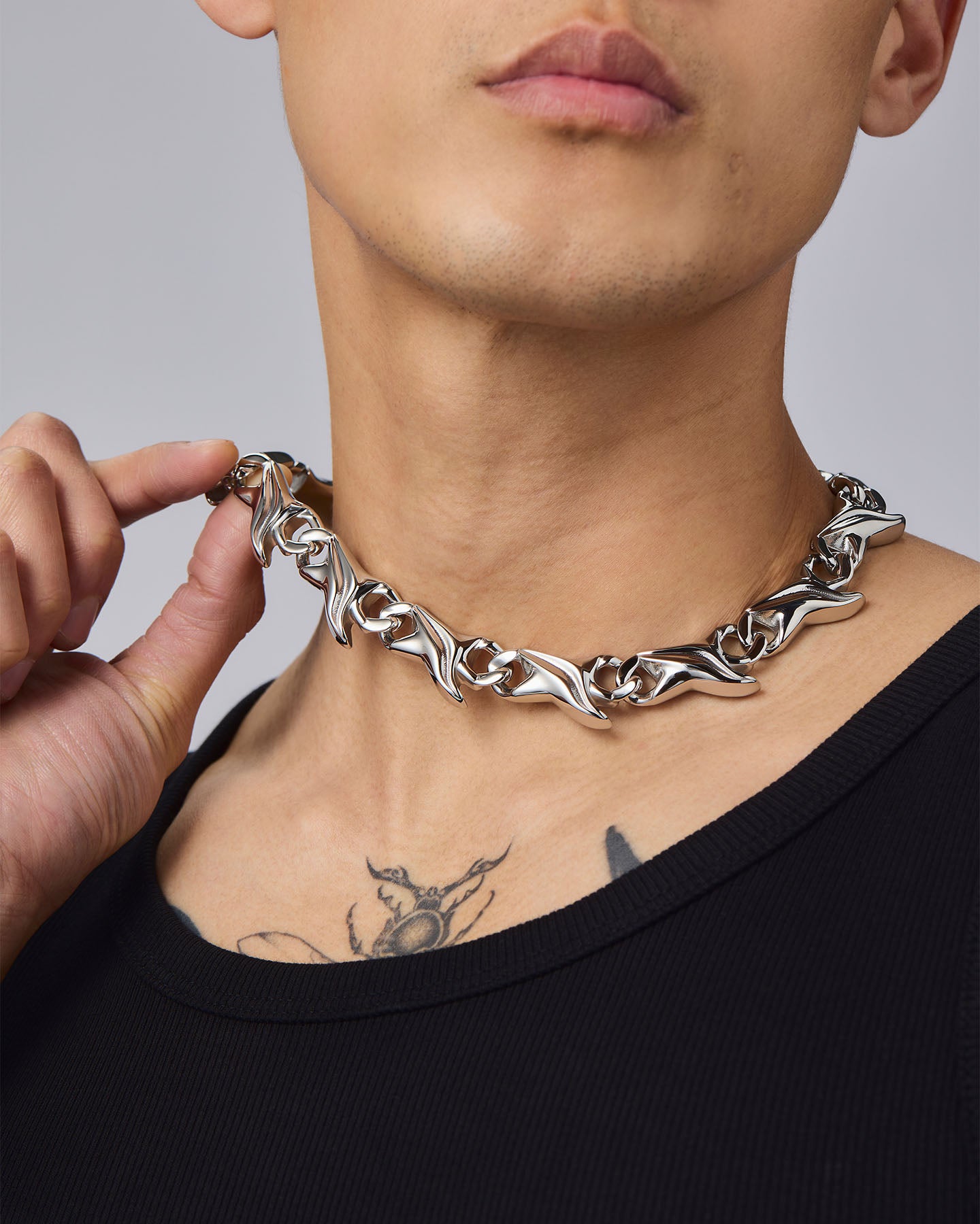 stainless-steel man