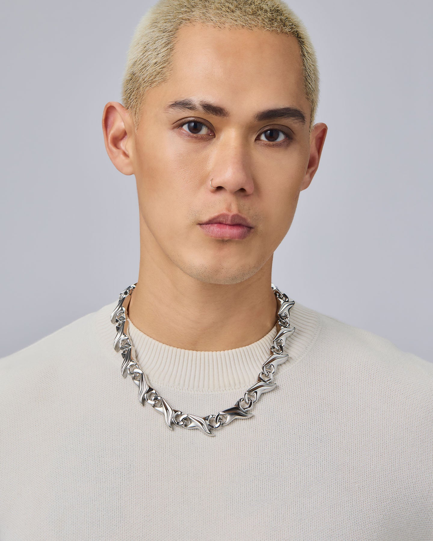 stainless-steel man