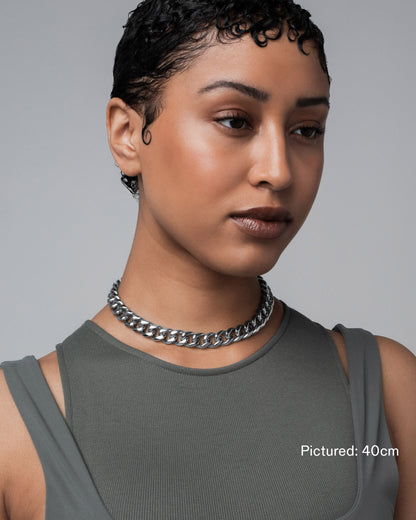 stainless-steel woman