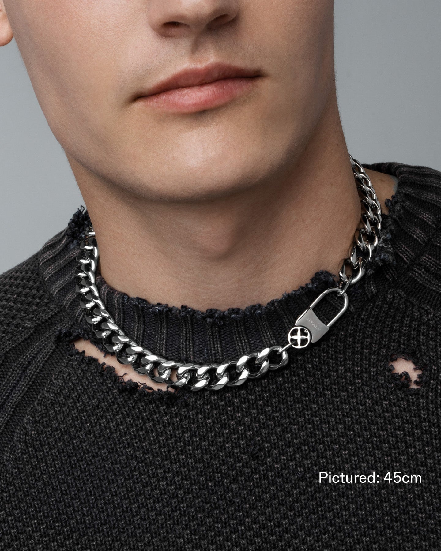 Vitaly ♦ Transit チェーンネックレス Vitaly Transit Choker Chain | 100% Recycled Stainless Steel
