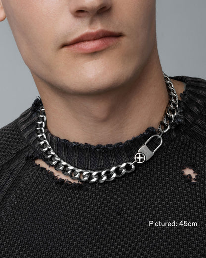 stainless-steel man