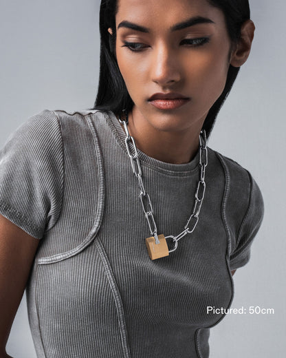 stainless-steel woman