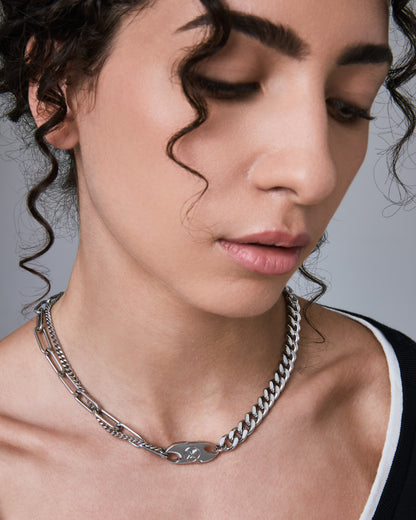 stainless-steel woman