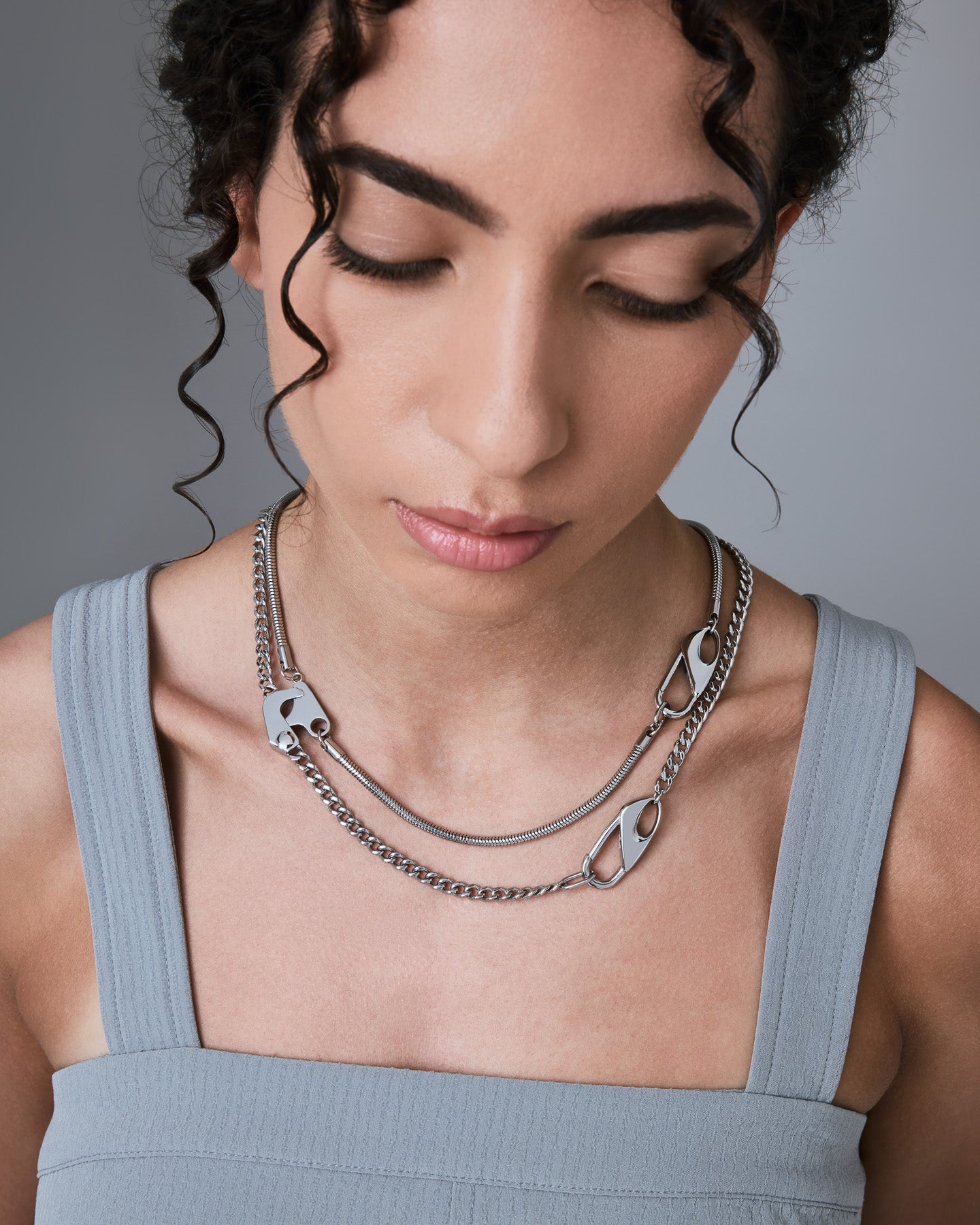stainless-steel woman