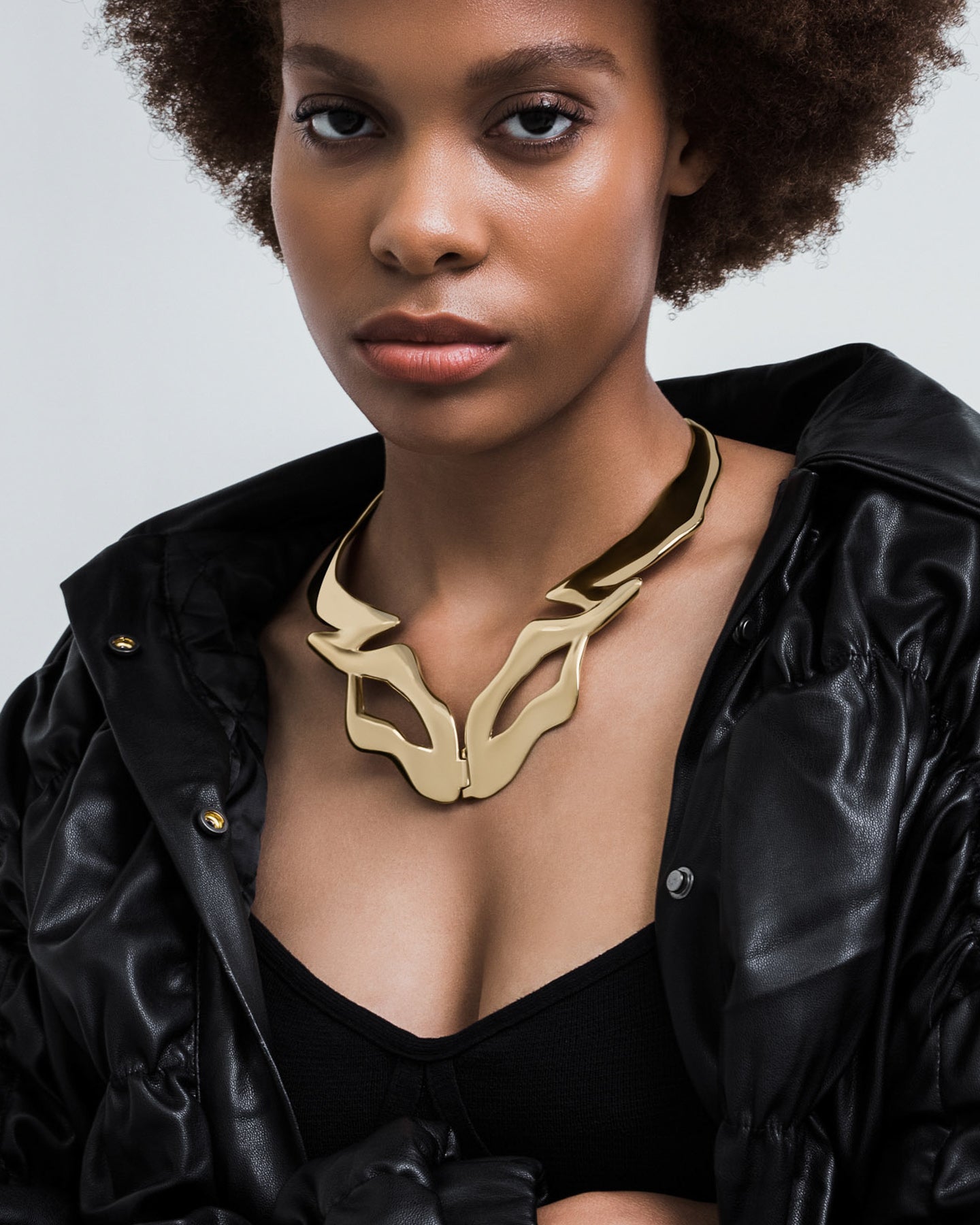 *Vitaly*ワープ ネックレス 3色*送料込み* Vitaly Warp Neckpiece | 100% Recycled Stainless Steel