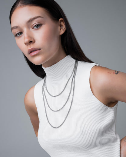 stainless-steel woman