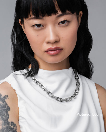 stainless-steel woman