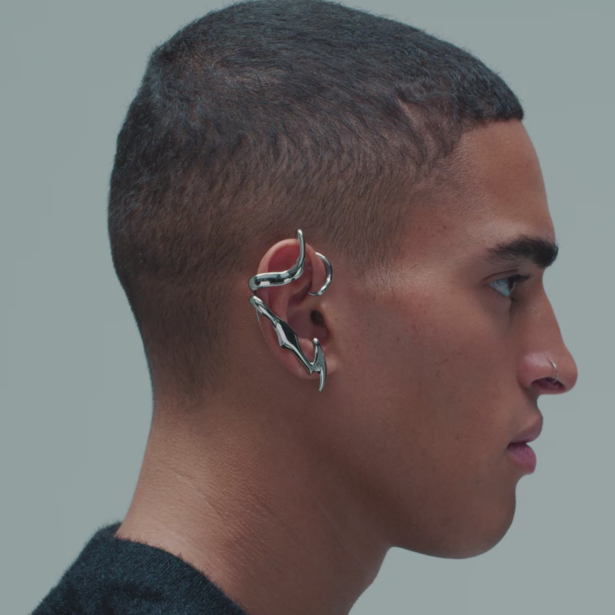 Vitaly Cobra Ear Cuff | 100% Recycled Stainless Steel Accessories