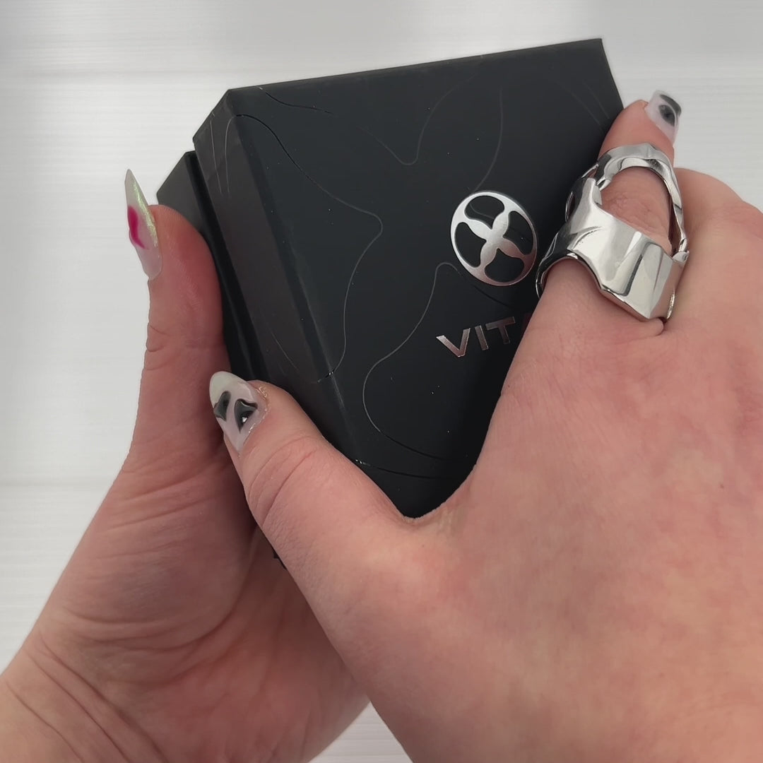 Vitaly Fragment Ring | 100% Recycled Stainless Steel Accessories