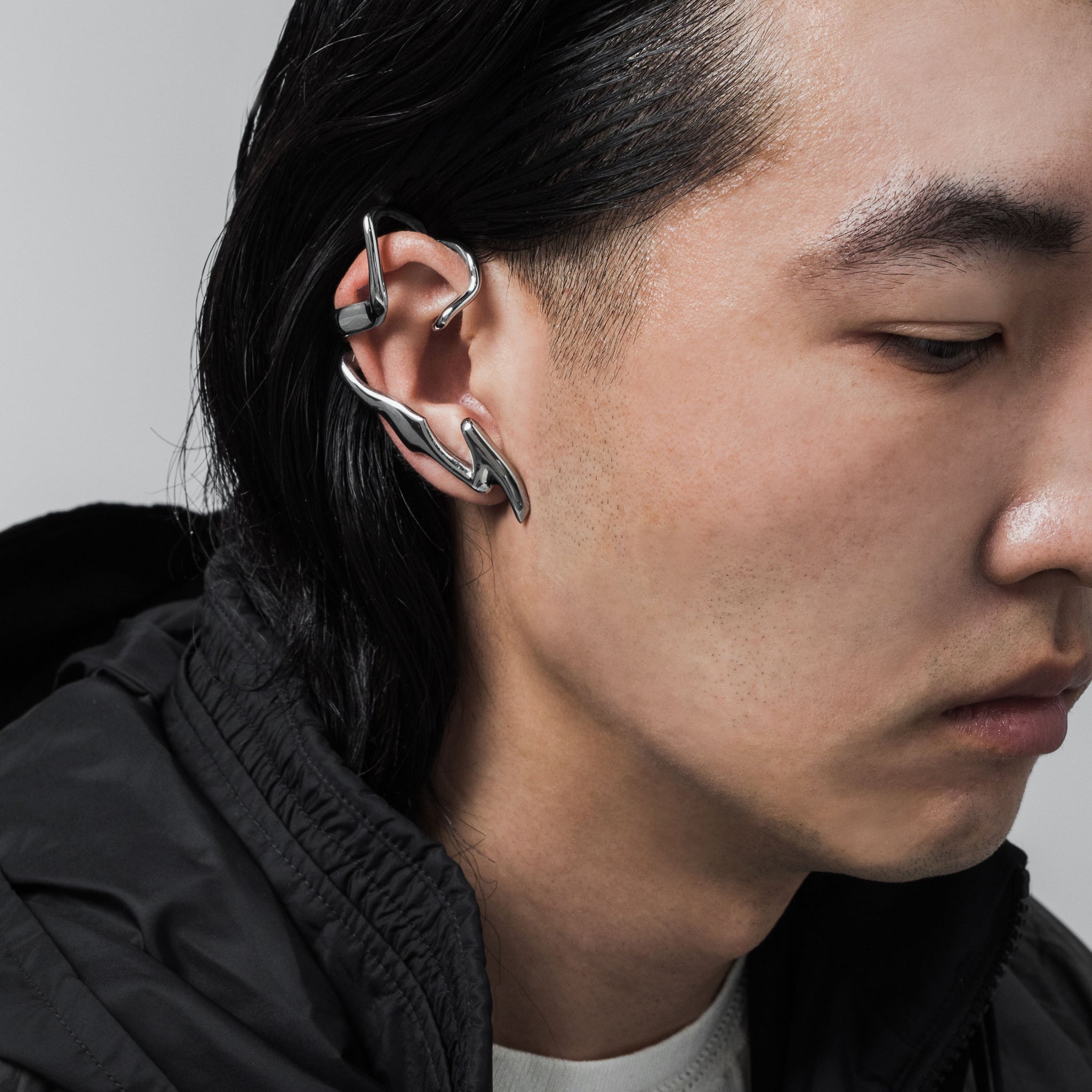 Vitaly Cobra Ear Cuff 100 Recycled Stainless Steel Accessories