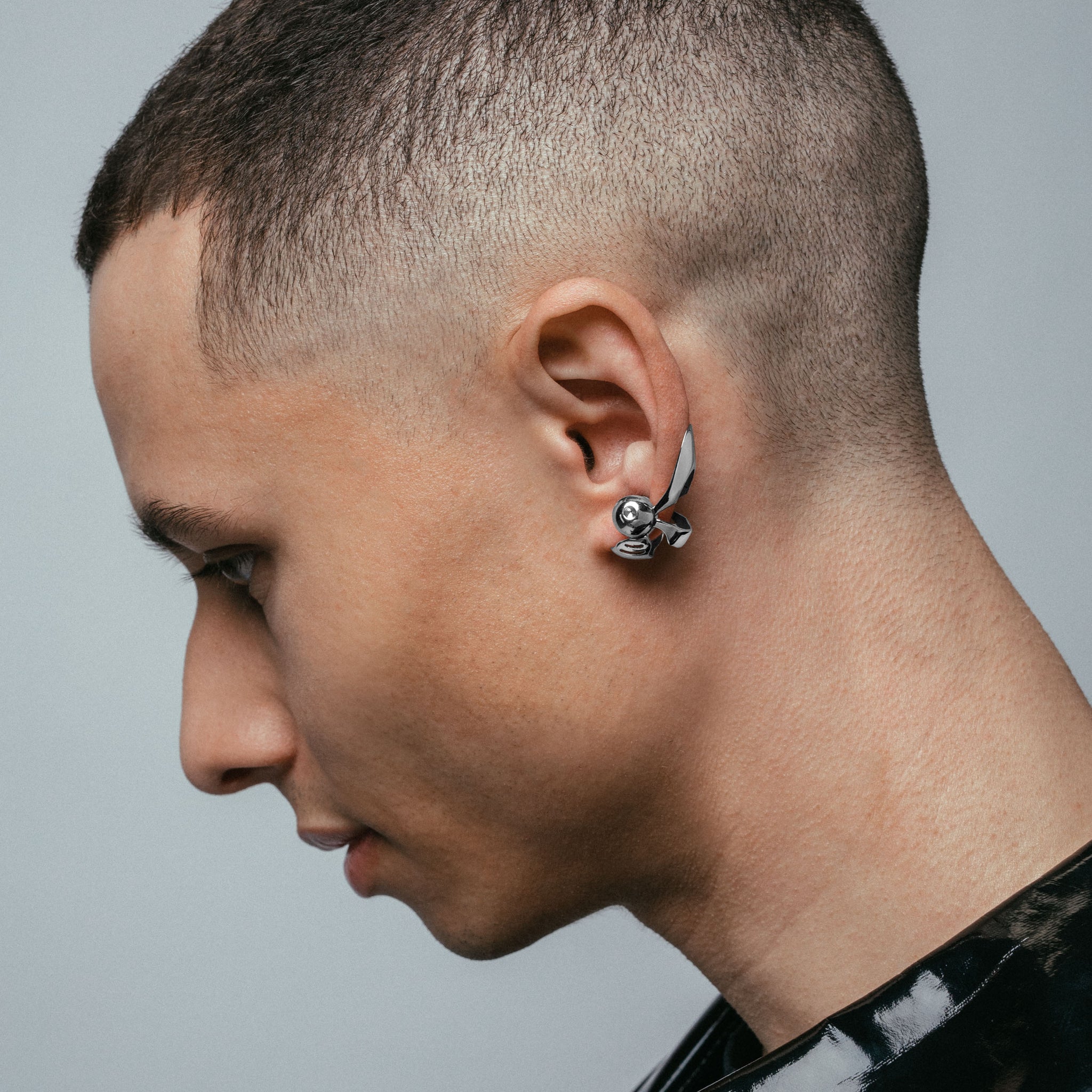 Vitaly Machina Ear Cuff 100 Recycled Stainless Steel Accessories