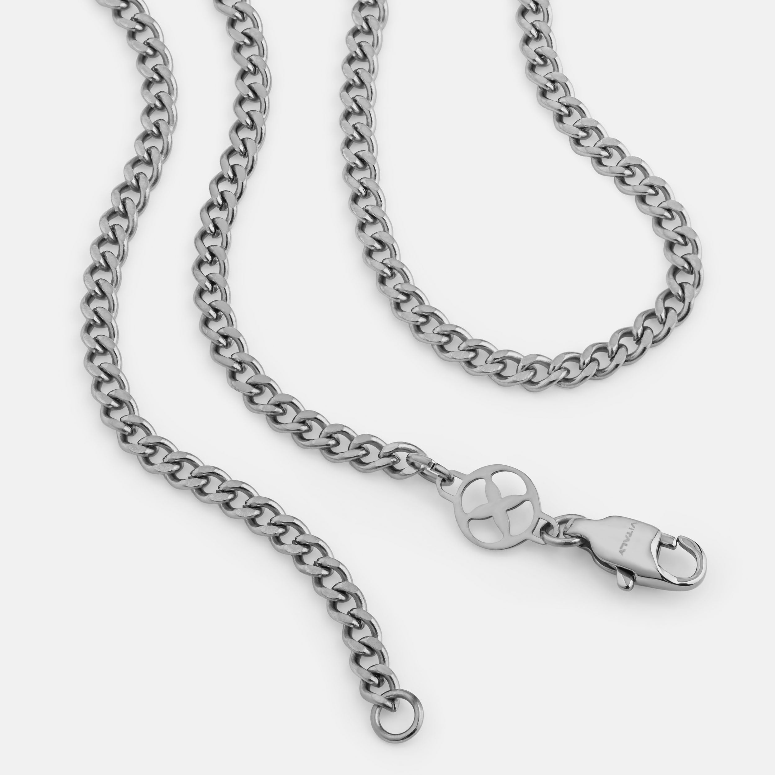HAKZEON 3/16 inch x 26.2 Feet 304 Stainless Steel Chain, Heavy Duty Metal  Chain, Durable Decorative Chains for Hanging Clothes, Guardrail, Lifting  Chain, Swing, Anti-Theft Chain, Silver - Yahoo Shopping