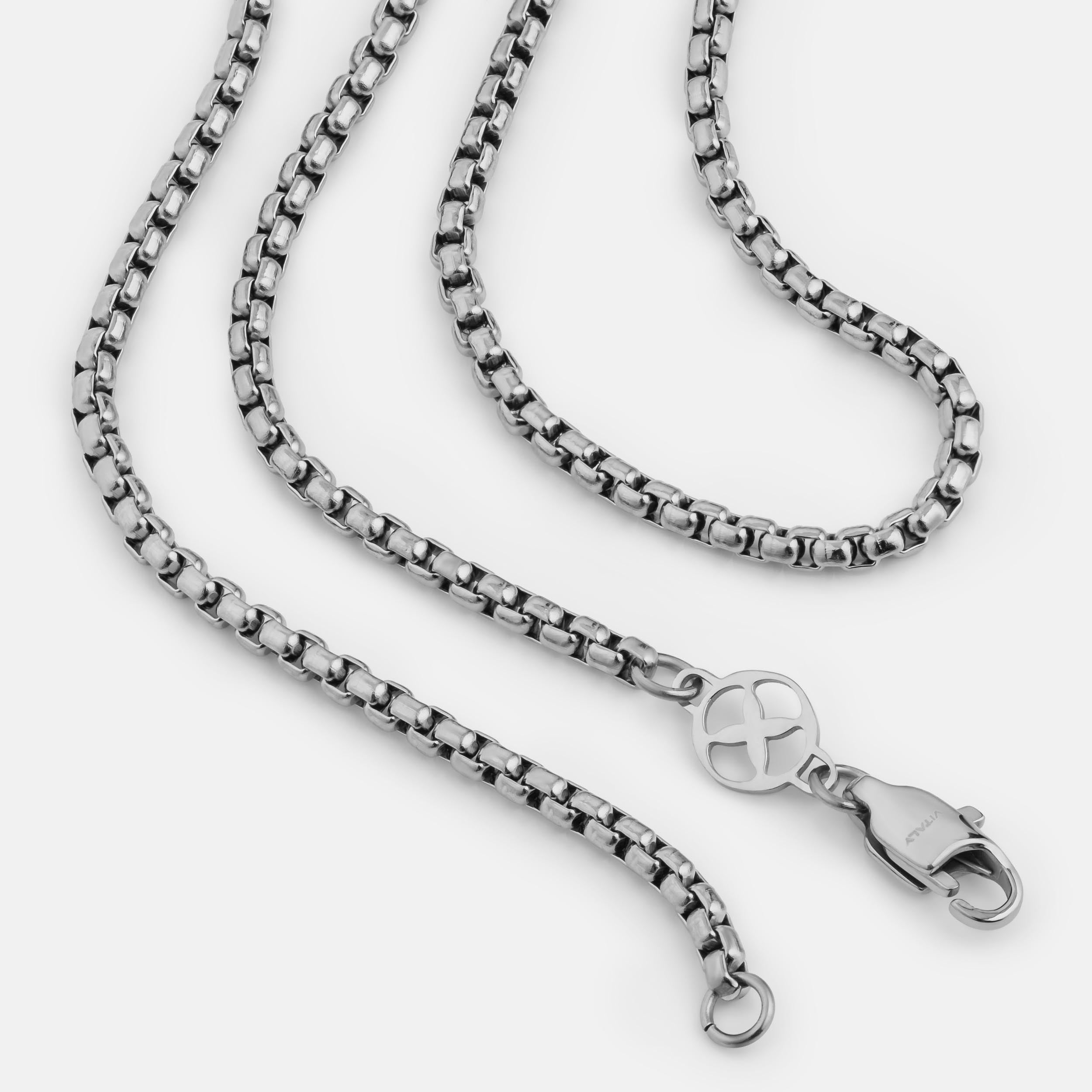 Vitaly | Stainless Steel Accessories | The Rounded Box Chain
